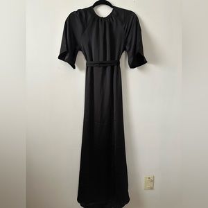NWT Black Satin Effect H&M Dress